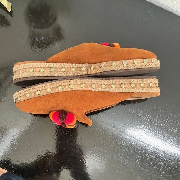 Charles & Keith Suede Espadrille Slides Size 40 - Picture 9 of 10